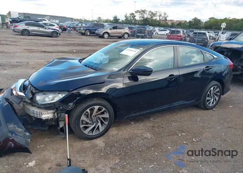 2016 Honda Civic Ex from USA, damaged, VIN 19XFC2F74GE003664